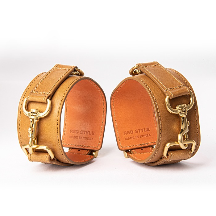 [REDSTYLE] Handcuffs Eosa Camel Orange (S / L)
