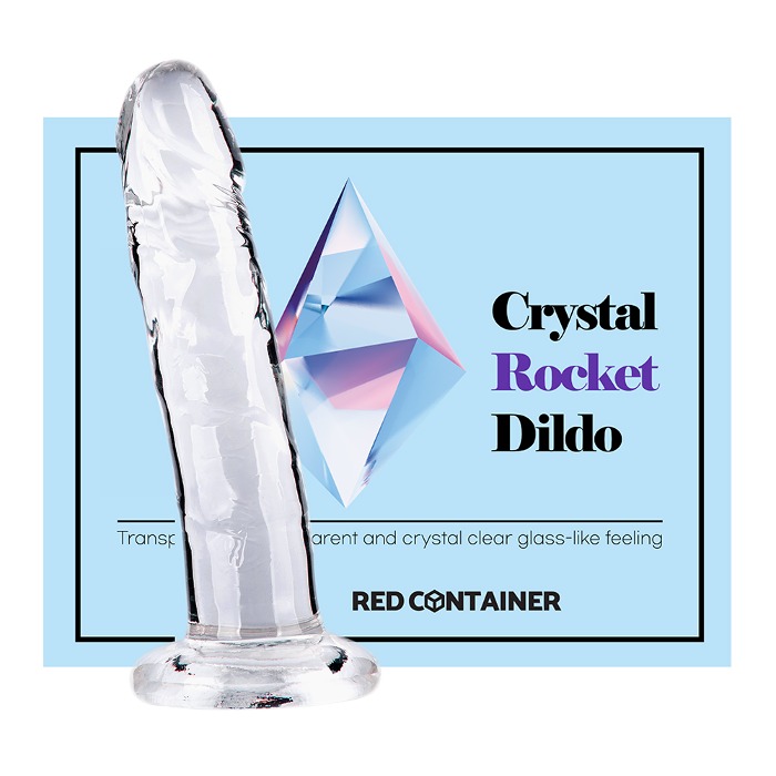 Crystal Rocket Dildo Wide